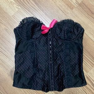 Victoria’s Secret stain and lace corset